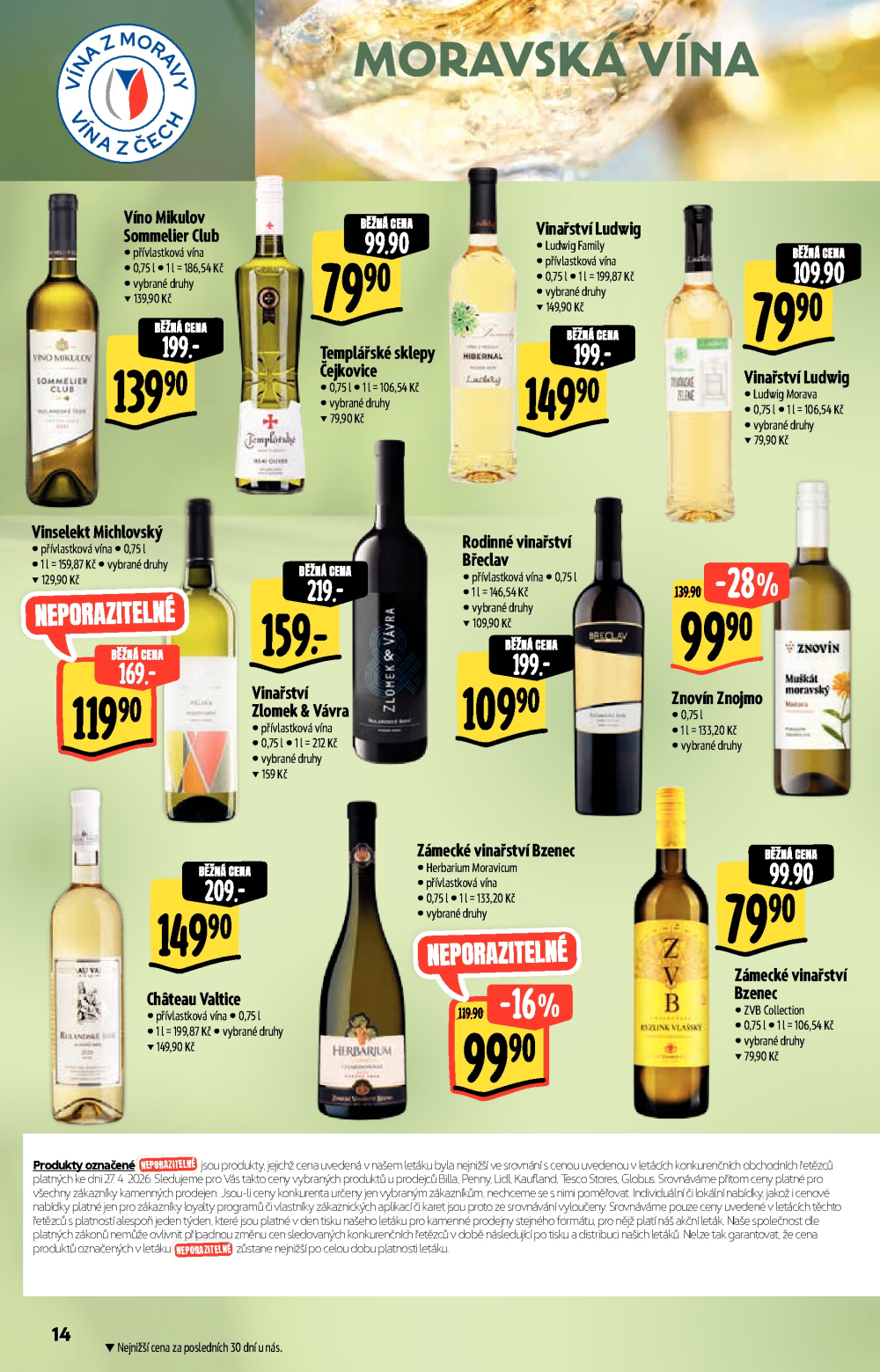Leták Albert Supermarket - Akční katalog - strana 14
