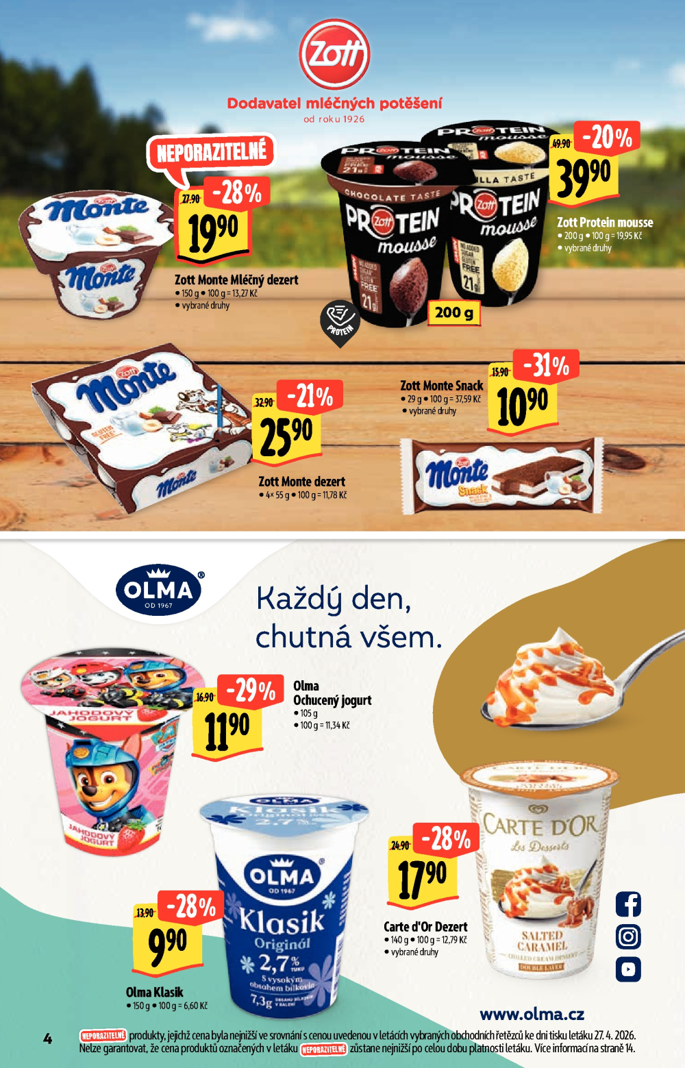 Leták Albert Supermarket - Akční katalog - strana 4