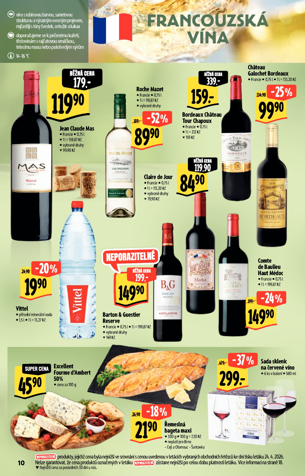 Leták Albert Hypermarket - Jarní vinný katalog - strana 10