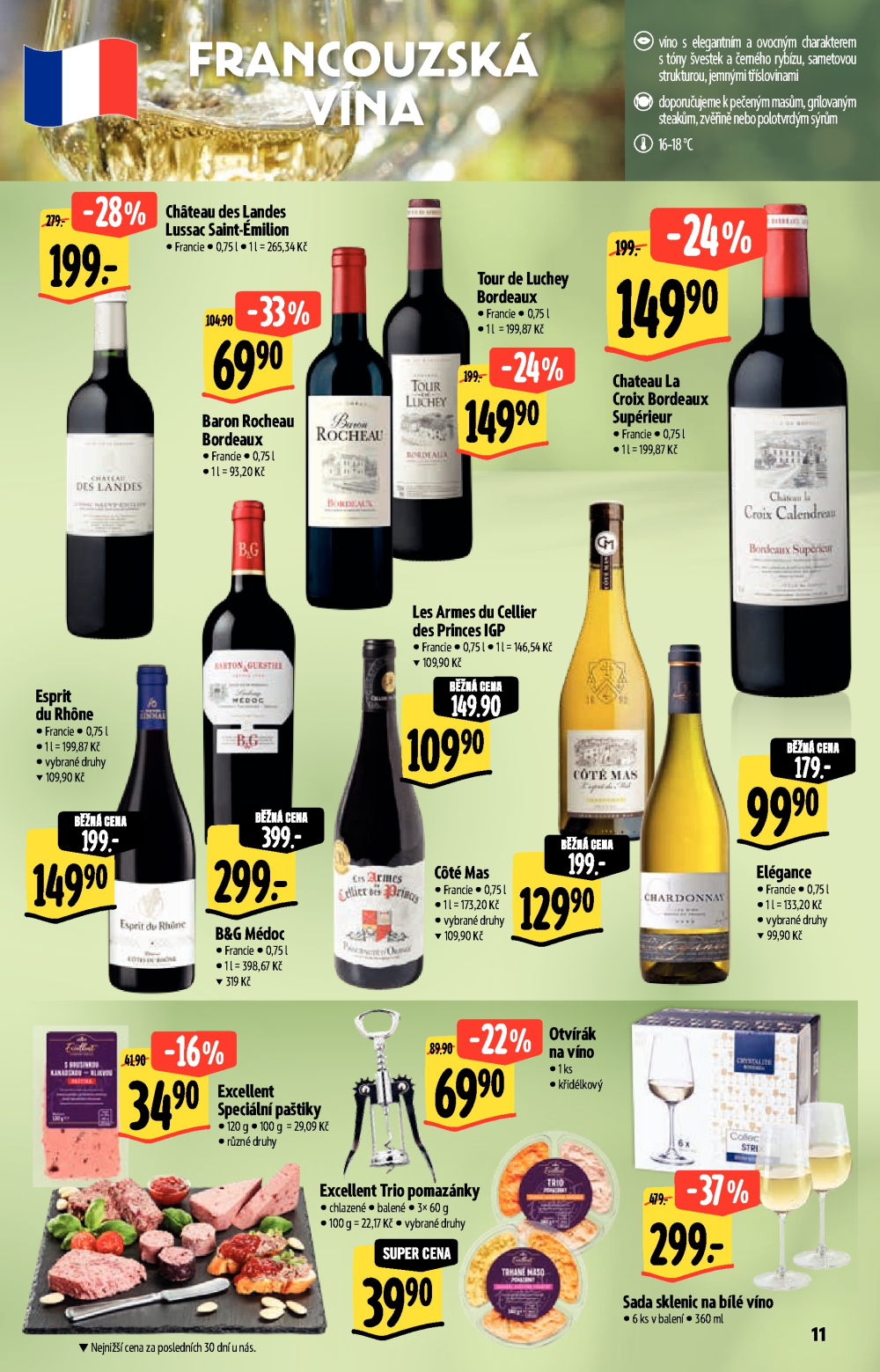 Leták Albert Hypermarket - Jarní vinný katalog - strana 11