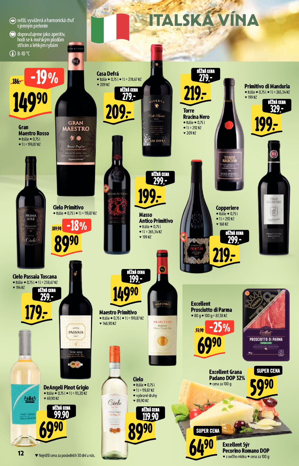 Leták Albert Hypermarket - Jarní vinný katalog - strana 12