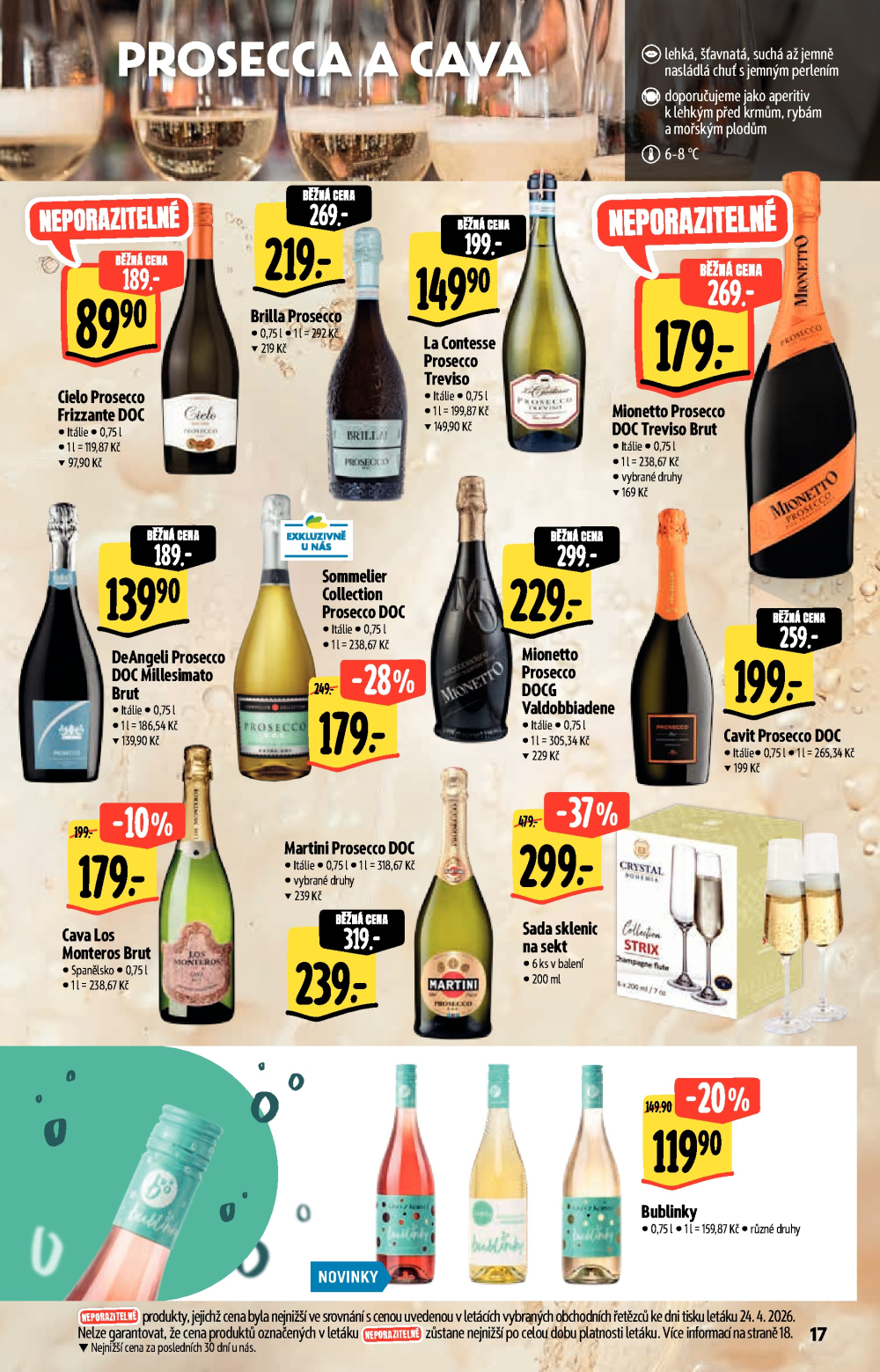 Leták Albert Hypermarket - Jarní vinný katalog - strana 17