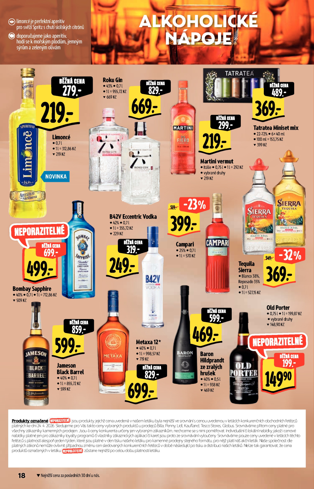 Leták Albert Hypermarket - Jarní vinný katalog - strana 18