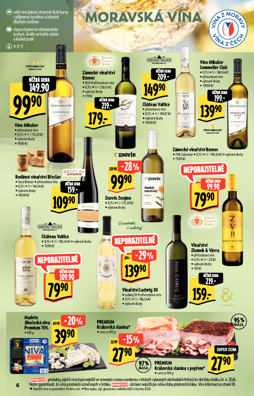 Leták Albert Hypermarket - Jarní vinný katalog - strana 6