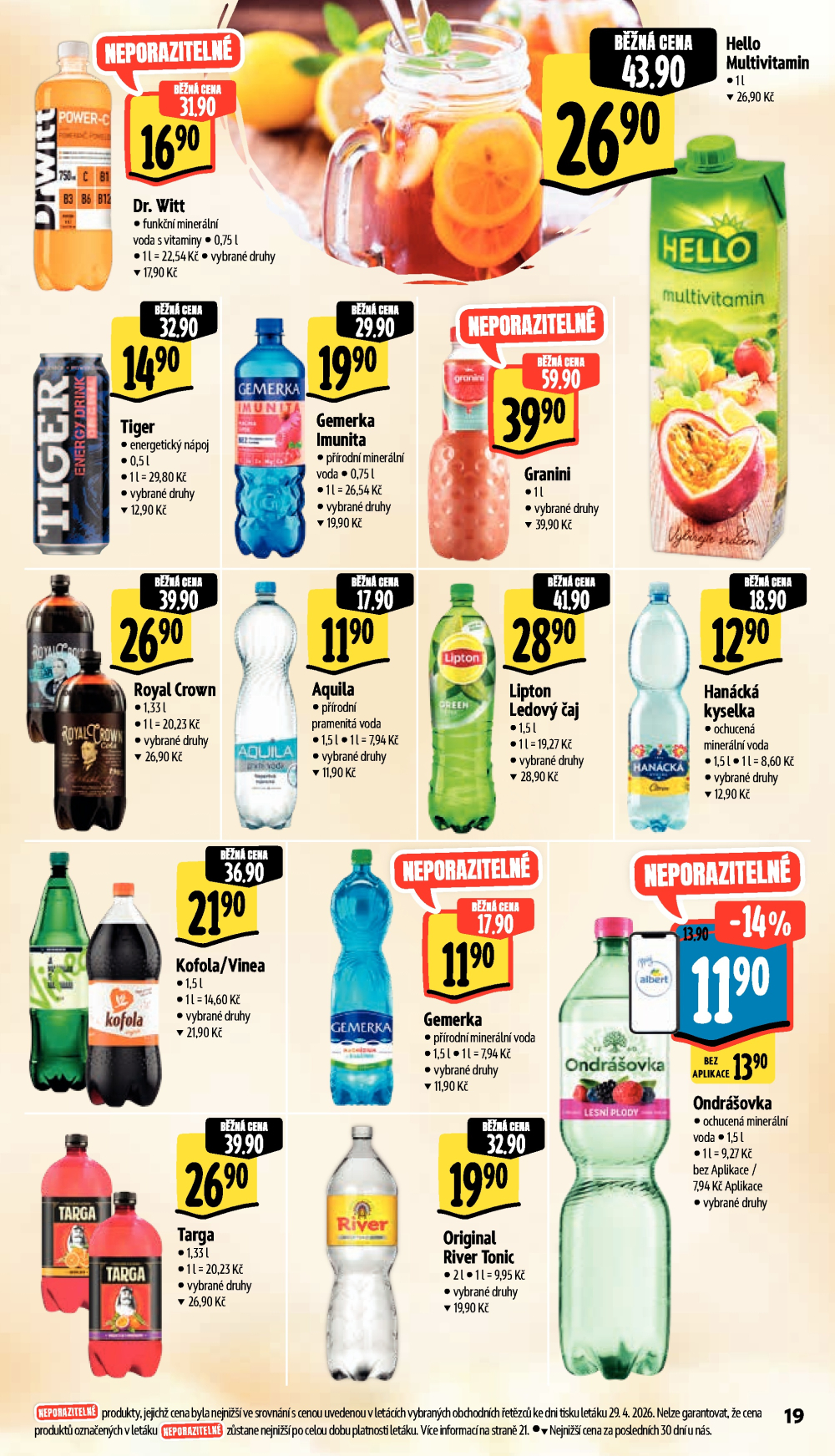 Leták Albert Supermarket leták - strana 29