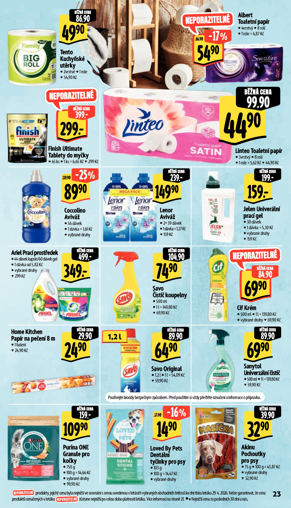Leták Albert Supermarket leták - strana 33