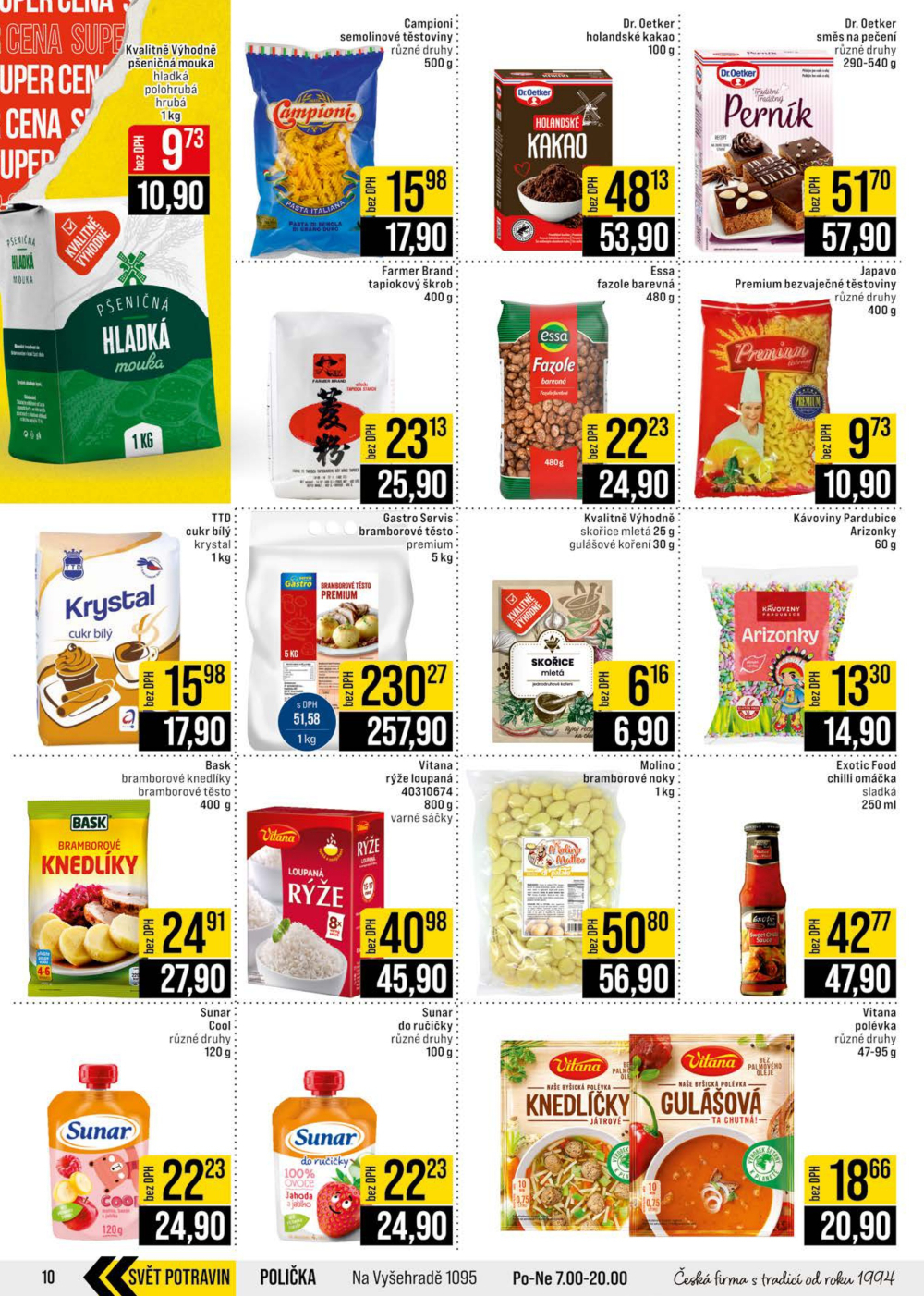 Leták JIP leták CC Cash & Carry - Brno, Ostrava, Praha, Polička, Olomouc, Karlovy Vary, Zlín, Jilemnice, Pardubice - strana 10