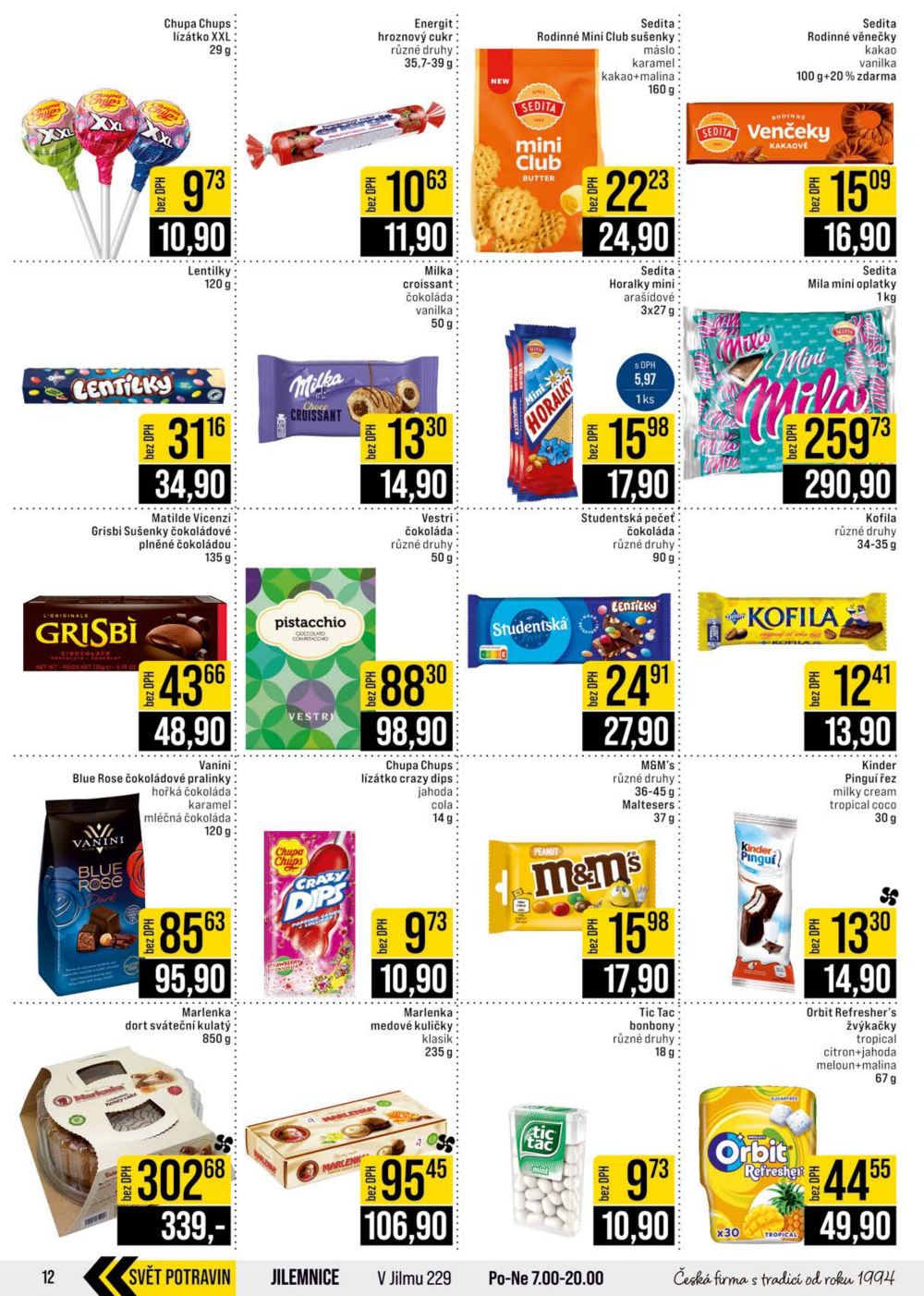 Leták JIP leták CC Cash & Carry - Brno, Ostrava, Praha, Polička, Olomouc, Karlovy Vary, Zlín, Jilemnice, Pardubice - strana 12