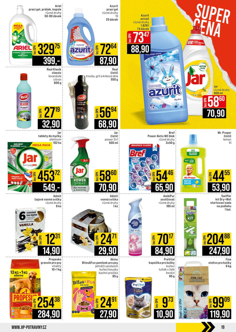 Leták JIP leták CC Cash & Carry - Brno, Ostrava, Praha, Polička, Olomouc, Karlovy Vary, Zlín, Jilemnice, Pardubice - strana 19