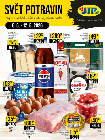 JIP leták CC Cash & Carry - Brno, Ostrava, Praha, Polička, Olomouc, Karlovy Vary, Zlín, Jilemnice, Pardubice