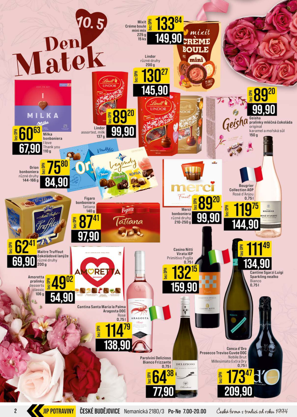 Leták JIP leták CC Cash & Carry - Brno, Ostrava, Praha, Polička, Olomouc, Karlovy Vary, Zlín, Jilemnice, Pardubice - strana 2