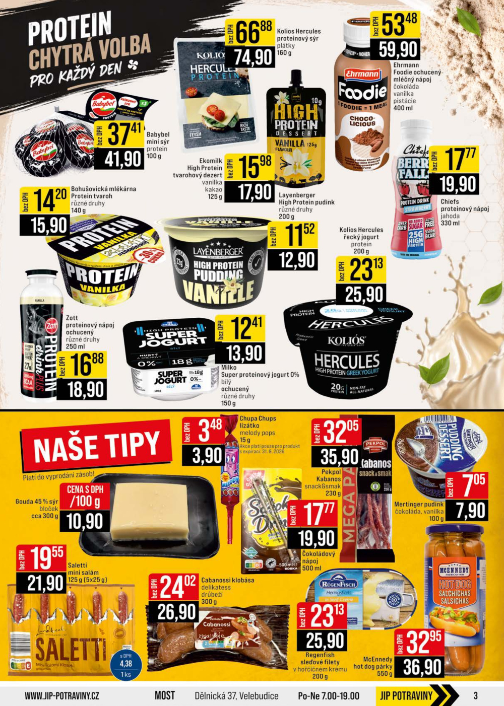 Leták JIP leták CC Cash & Carry - Brno, Ostrava, Praha, Polička, Olomouc, Karlovy Vary, Zlín, Jilemnice, Pardubice - strana 3