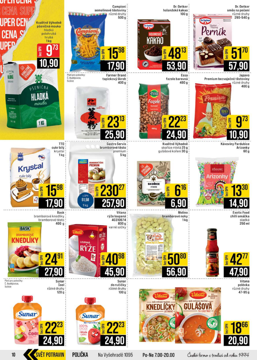Leták JIP leták CC Cash & Carry - České Budějovice, Most, Náchod, Svoboda nad Úpou, Sušice - strana 10