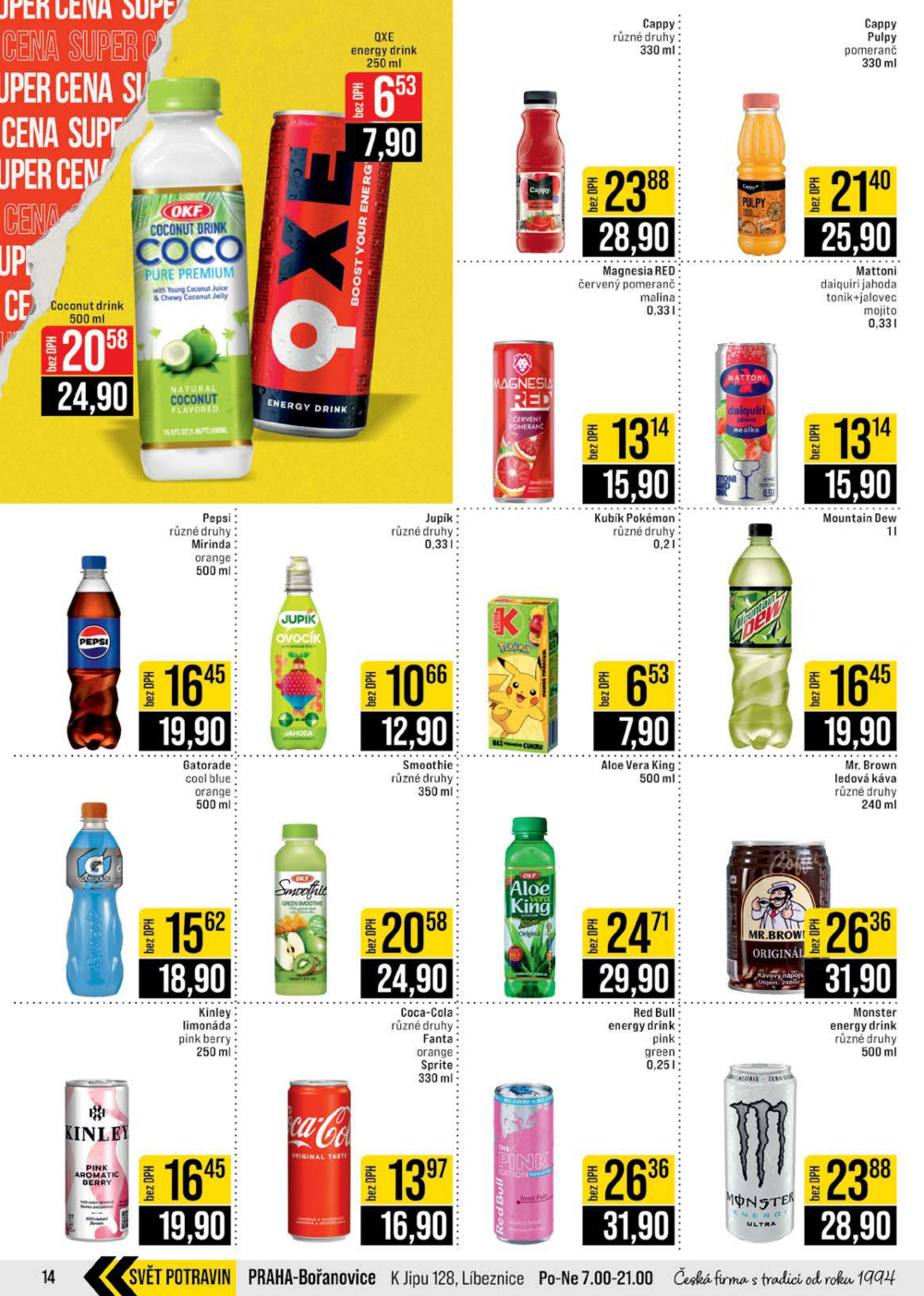 Leták JIP leták CC Cash & Carry - České Budějovice, Most, Náchod, Svoboda nad Úpou, Sušice - strana 14