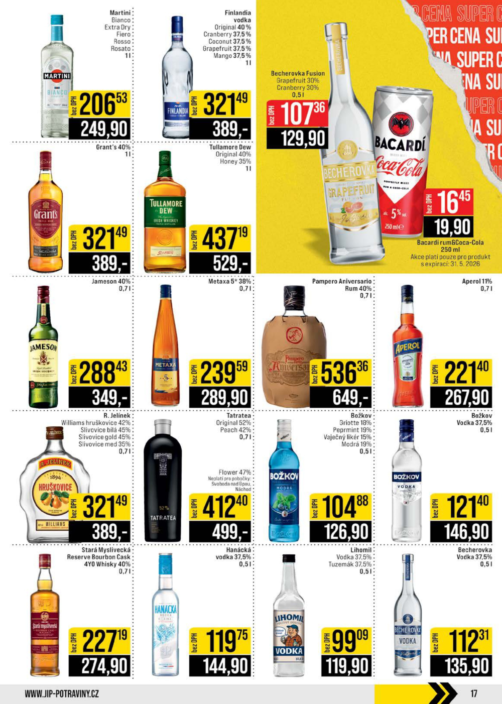 Leták JIP leták CC Cash & Carry - České Budějovice, Most, Náchod, Svoboda nad Úpou, Sušice - strana 17