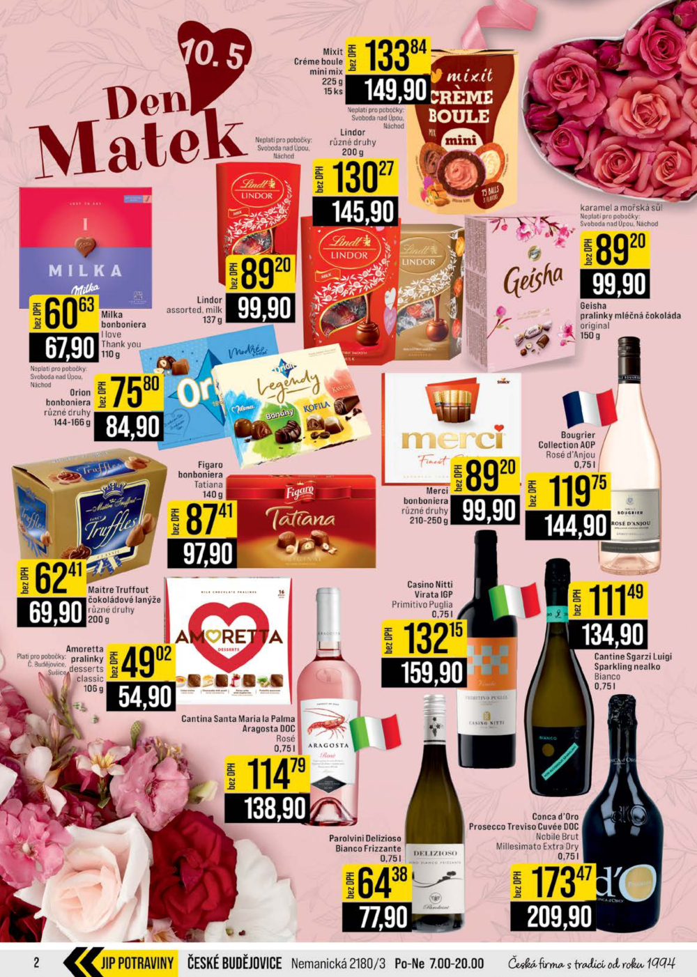 Leták JIP leták CC Cash & Carry - České Budějovice, Most, Náchod, Svoboda nad Úpou, Sušice - strana 2