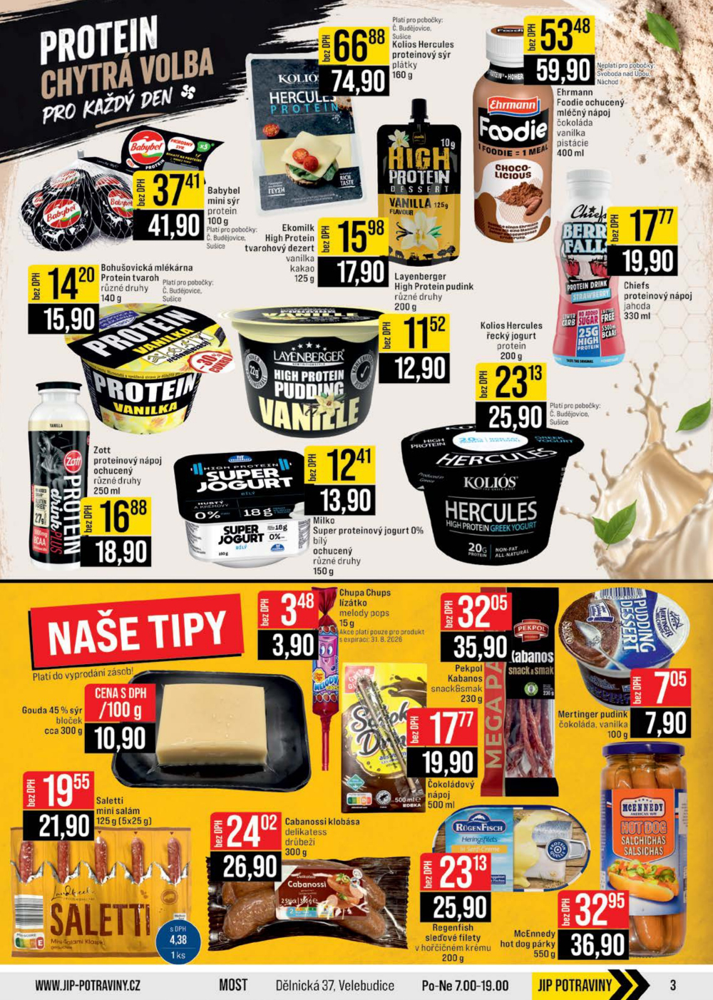 Leták JIP leták CC Cash & Carry - České Budějovice, Most, Náchod, Svoboda nad Úpou, Sušice - strana 3