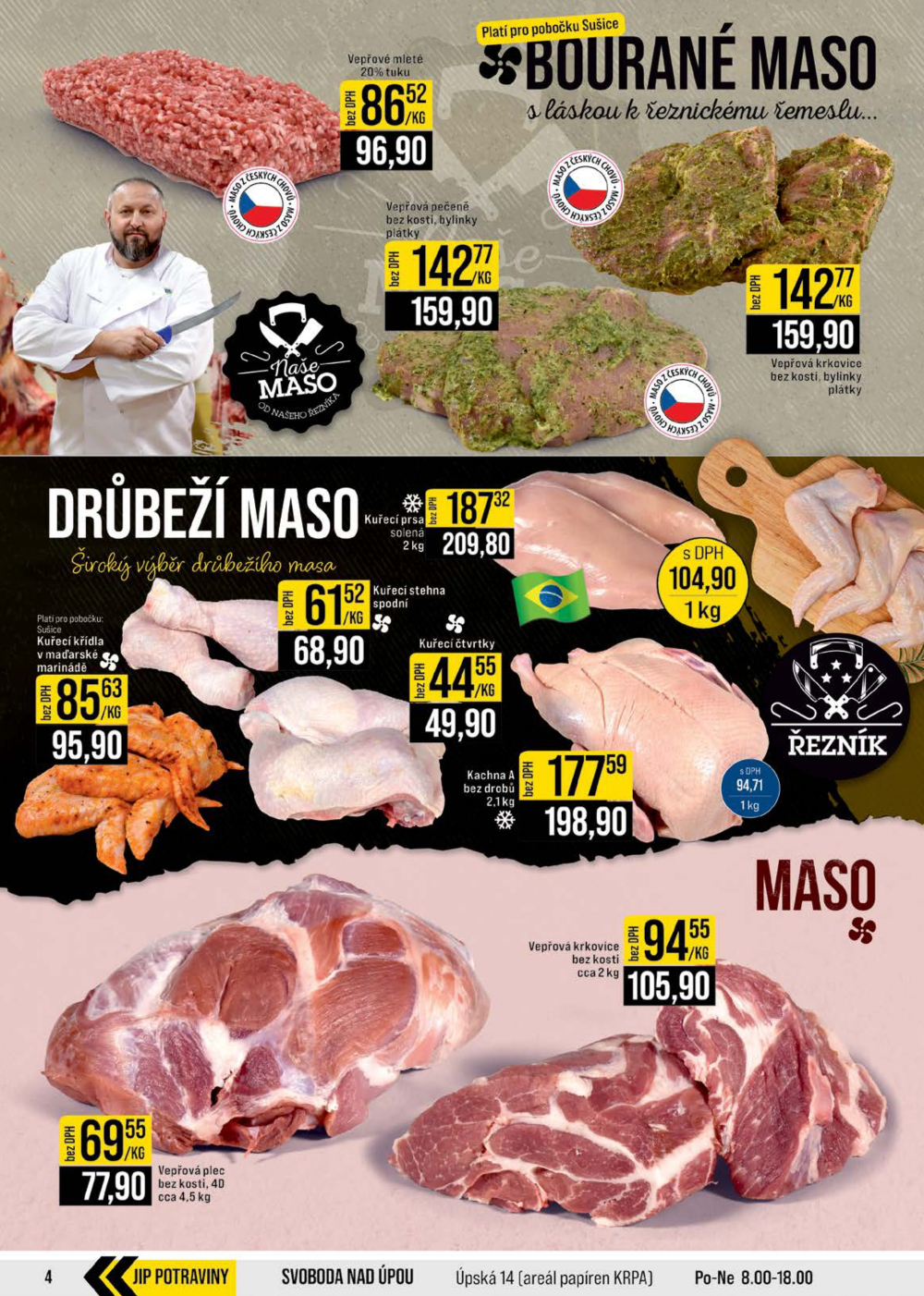 Leták JIP leták CC Cash & Carry - České Budějovice, Most, Náchod, Svoboda nad Úpou, Sušice - strana 4