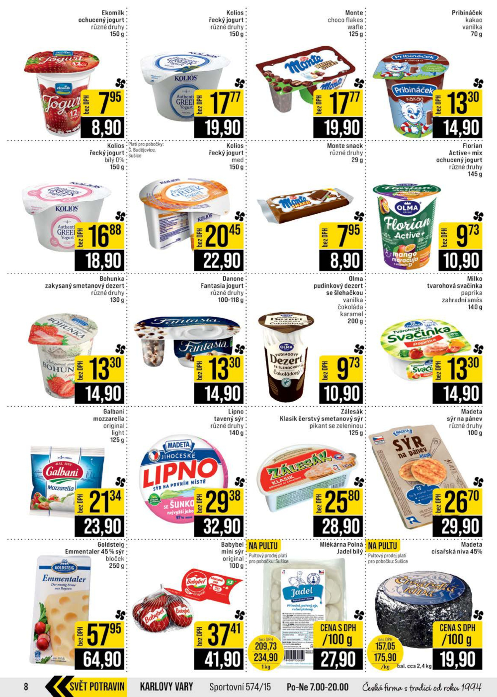 Leták JIP leták CC Cash & Carry - České Budějovice, Most, Náchod, Svoboda nad Úpou, Sušice - strana 8