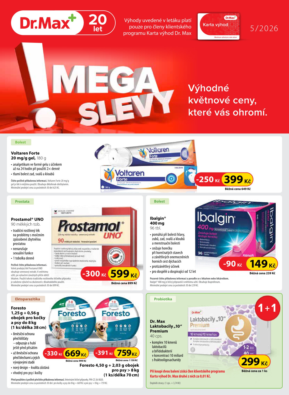 Leták Dr. Max leták - strana 1