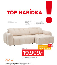 Akční leták XXXLutz  - TOP nabídka sedací souprava Xora