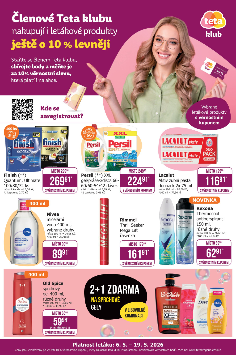 Leták Teta drogerie - Teta klub - strana 1