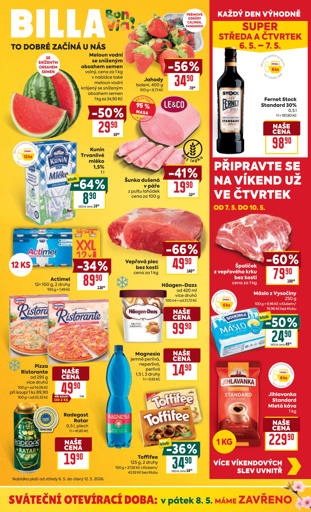 Leták BILLA malý leták - strana 1
