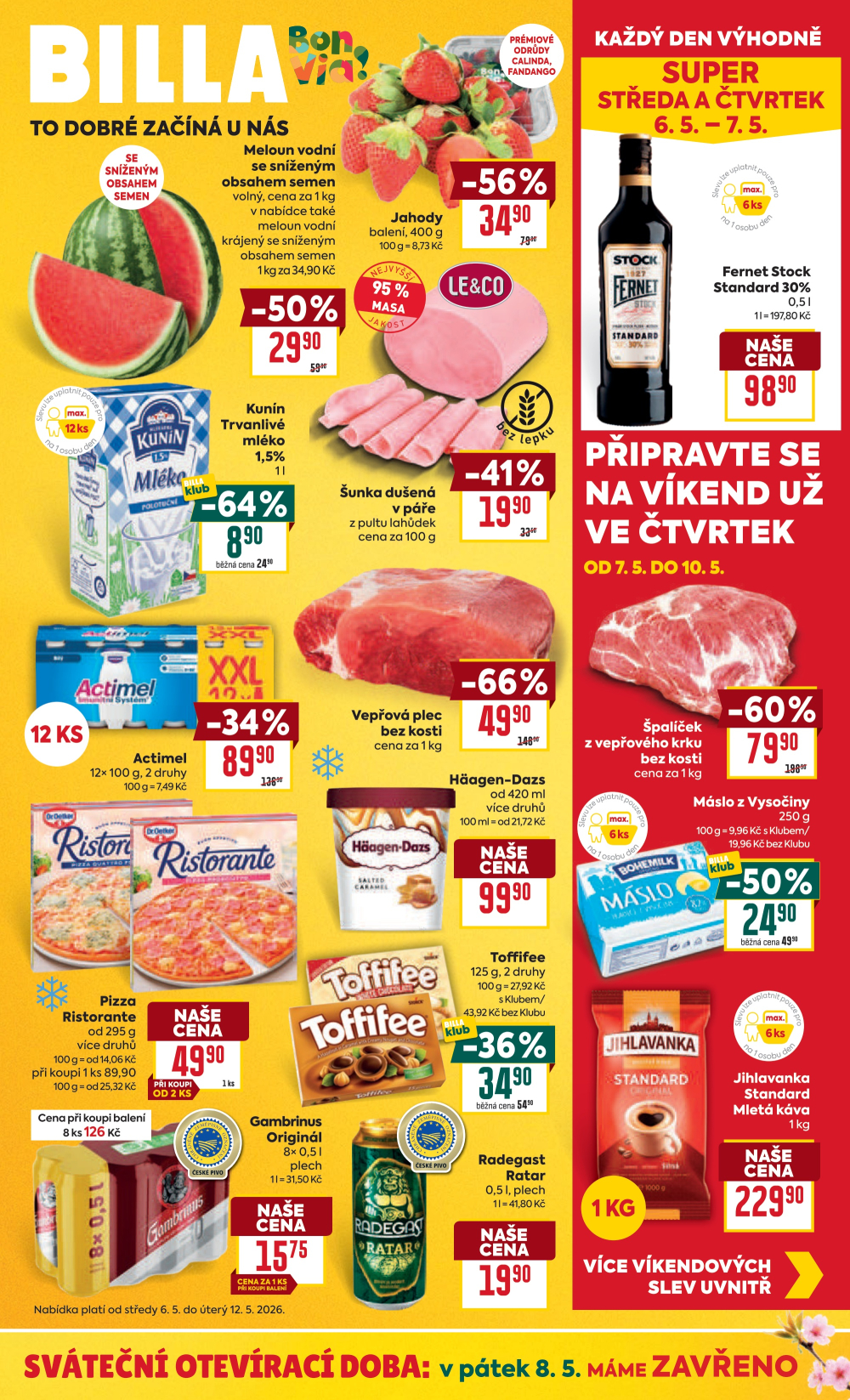 Leták BILLA velký leták - strana 1