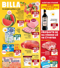 Akční leták BILLA velký 