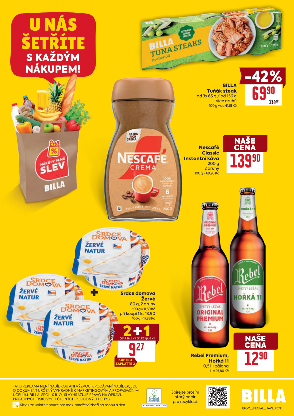 Leták BILLA leták - Speciální nabídka pro Havlíčkův Brod, Žižkova ulice - strana 2