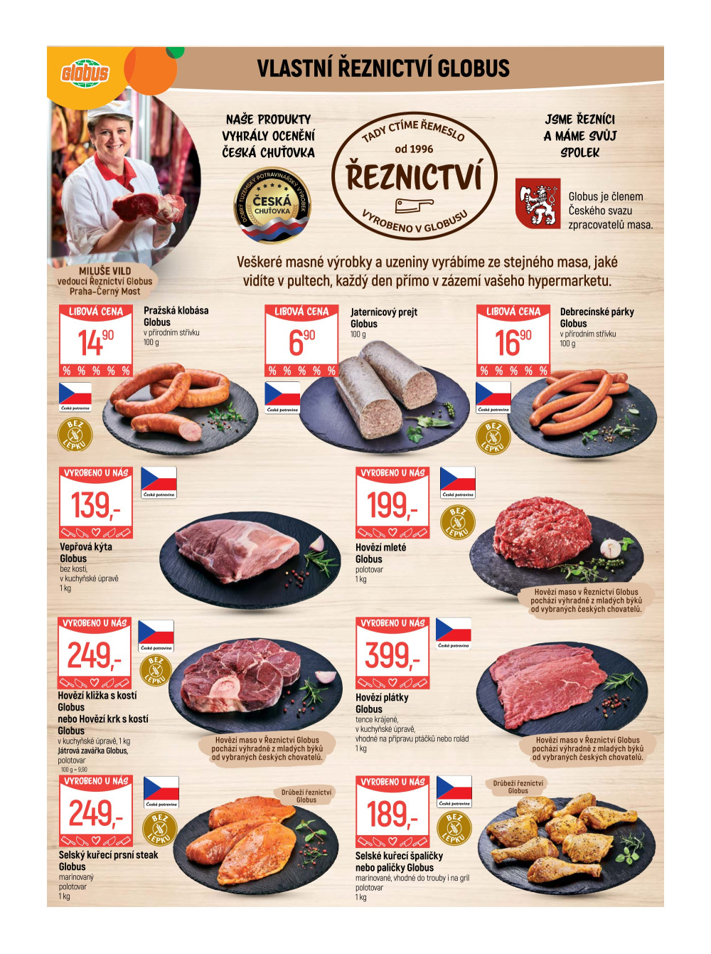 Leták Globus leták Praha - Černý Most - strana 5