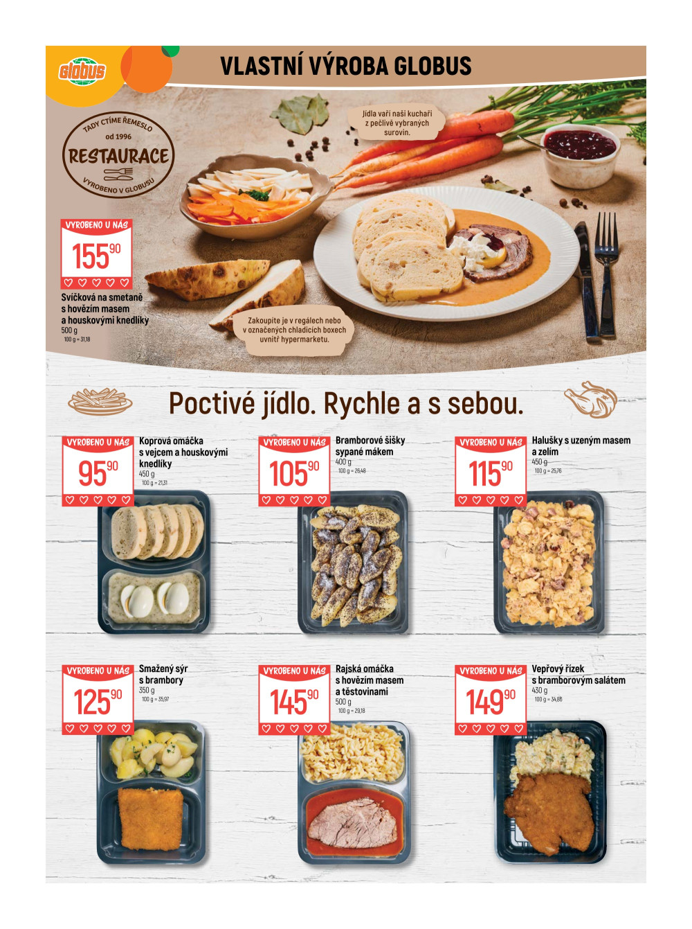 Leták Globus leták Praha - Černý Most - strana 9