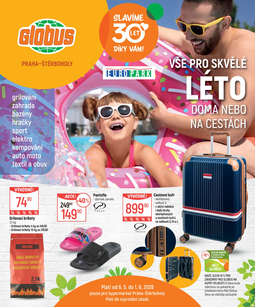 Leták Globus leták Praha - Štěrboholy - Léto - strana 1