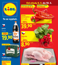 Akční leták Lidl  od středy