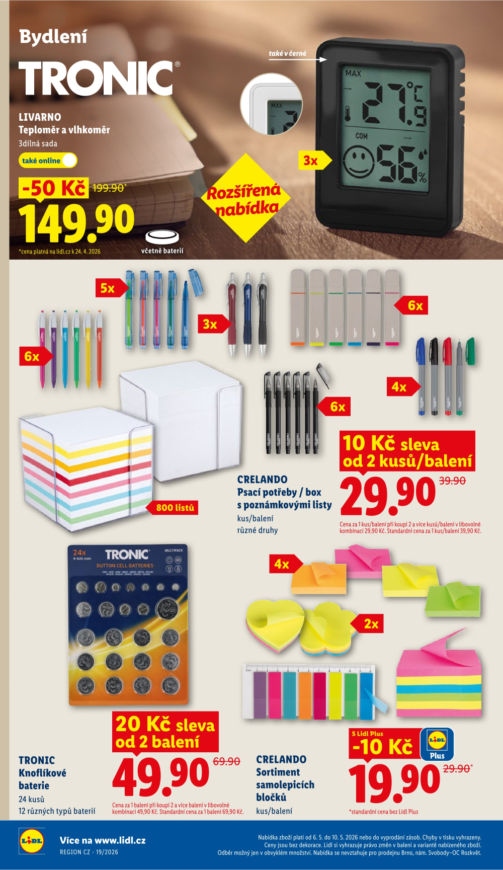 Leták Lidl leták - Nabídka spotřebního zboží - strana 16