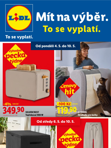 Lidl leták - Nabídka spotřebního zboží