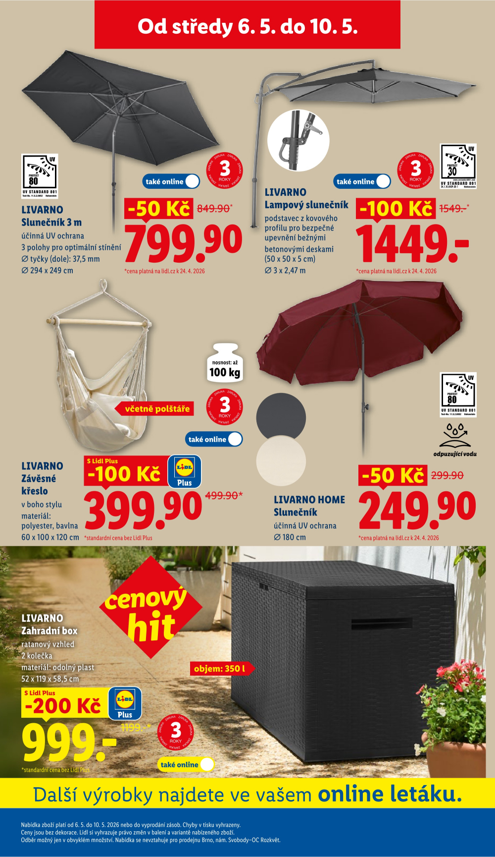 Leták Lidl leták - Nabídka spotřebního zboží - strana 21