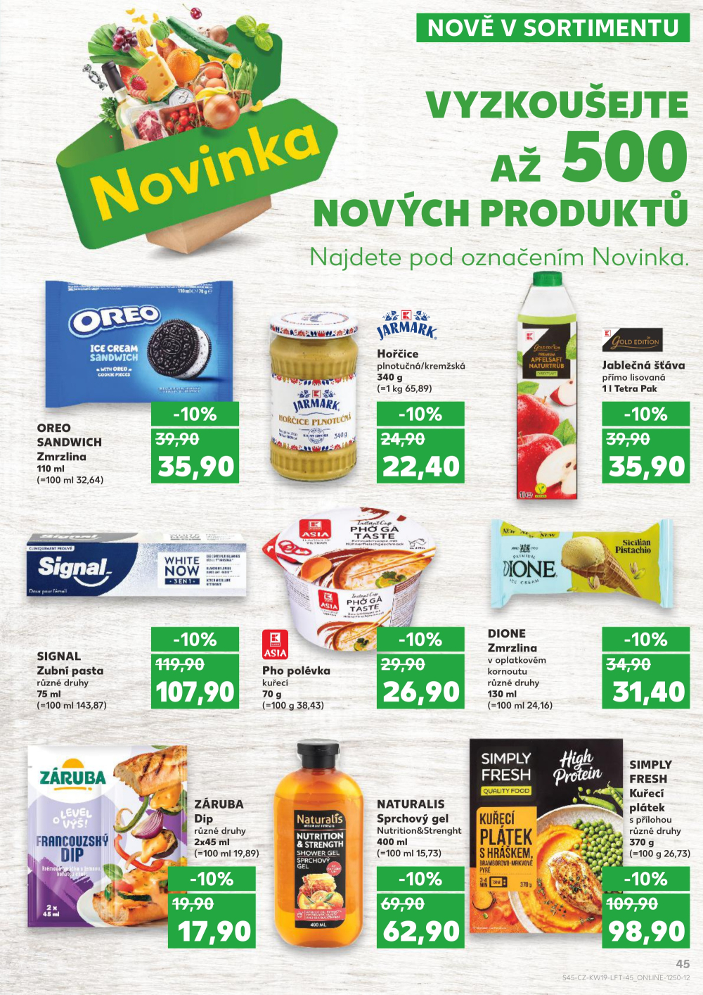 Leták Kaufland leták Zlín - Čepkov - strana 45