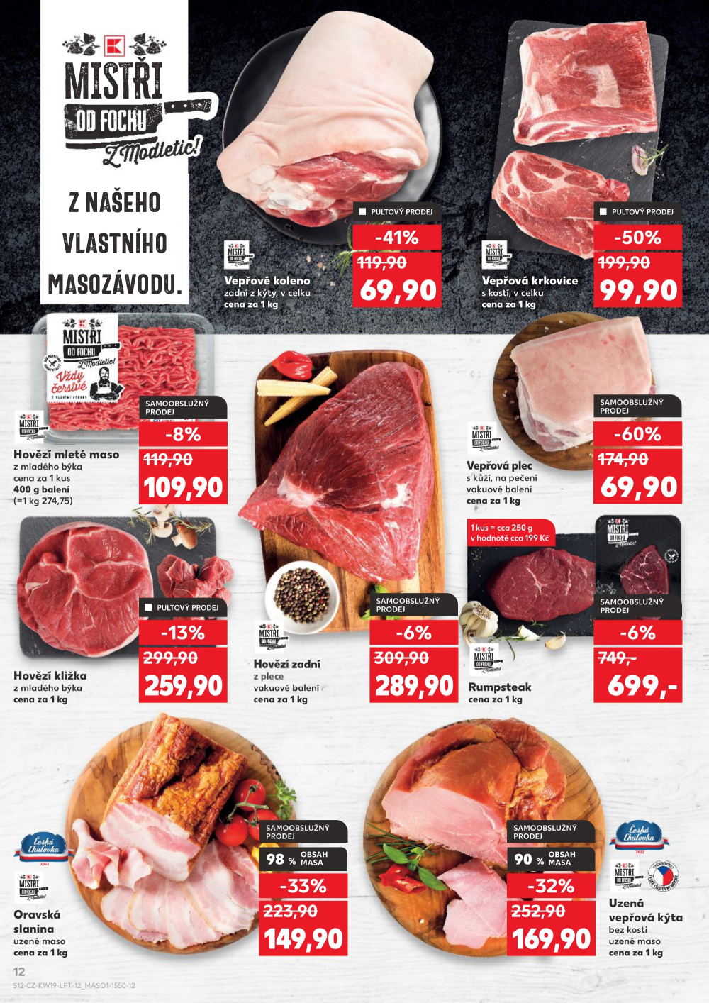 Leták Kaufland leták Praha 6 - Podbaba - strana 12