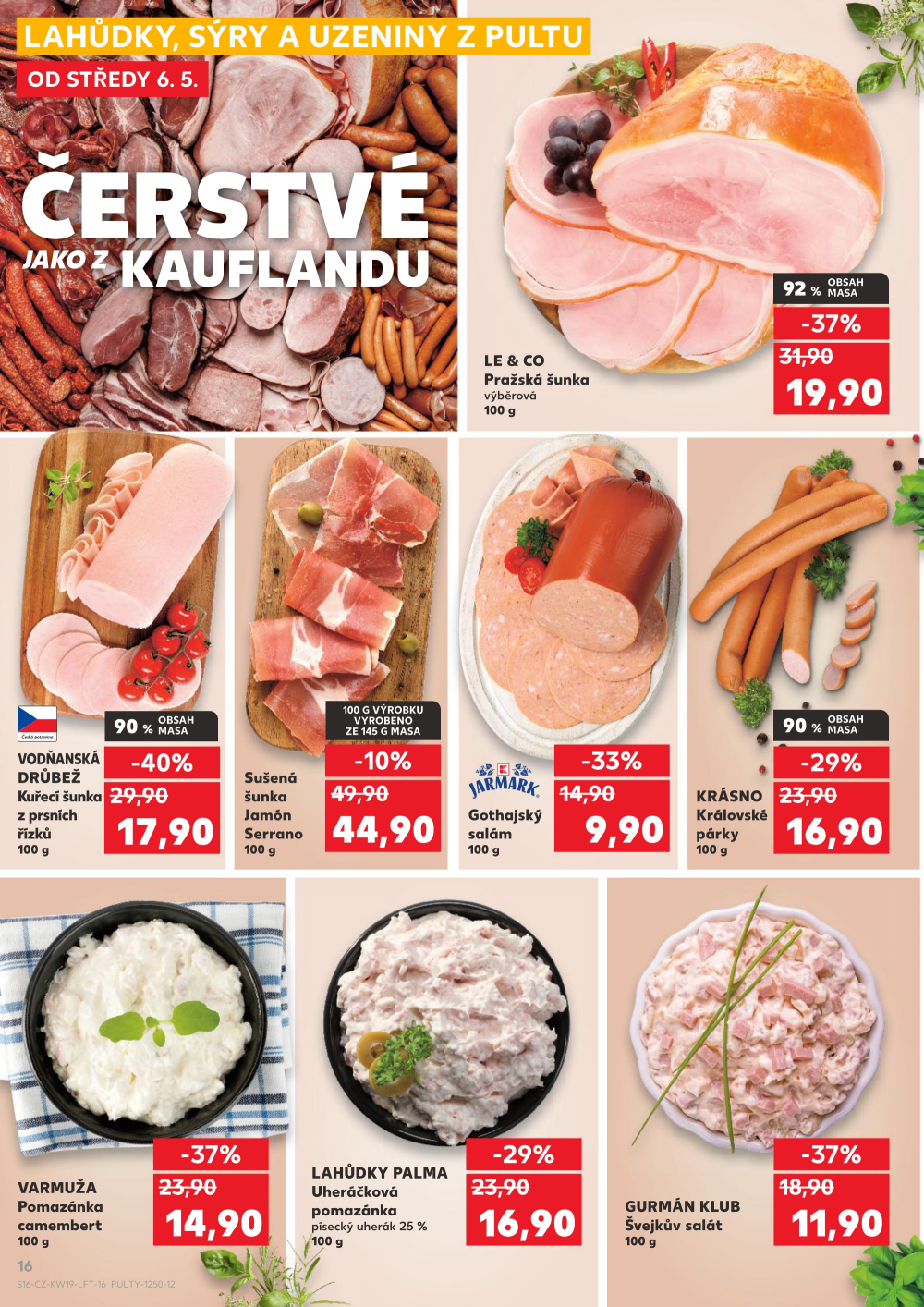 Leták Kaufland leták Praha 6 - Podbaba - strana 16