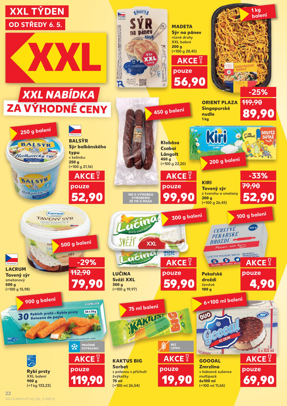 Leták Kaufland leták Praha 6 - Podbaba - strana 22