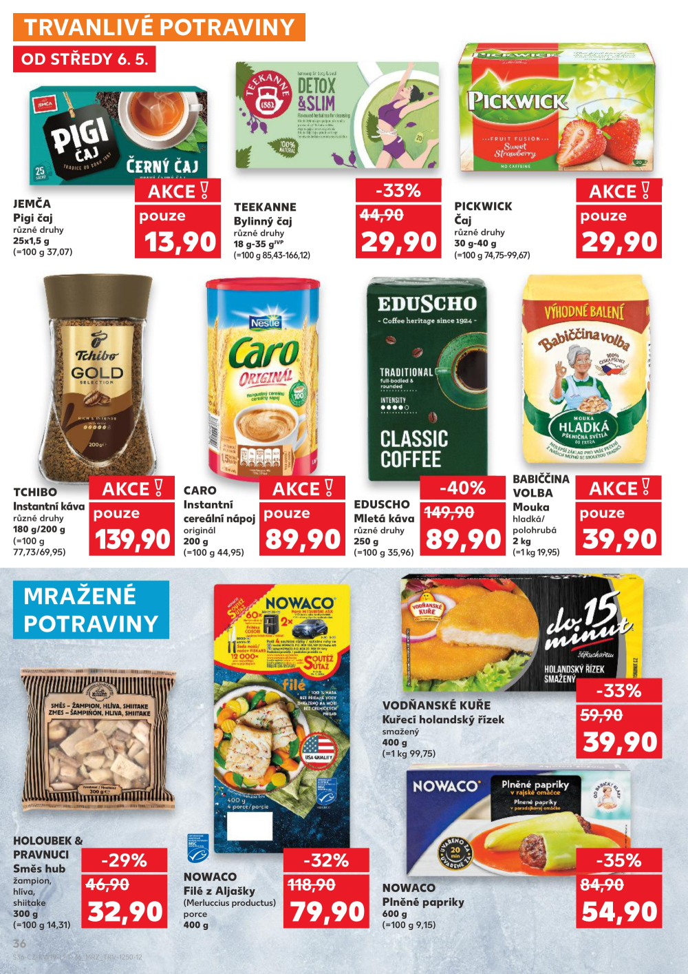 Leták Kaufland leták Praha 6 - Podbaba - strana 36