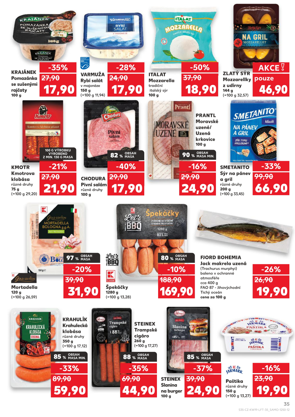 Leták Kaufland leták Praha 3 - Jarov - strana 35