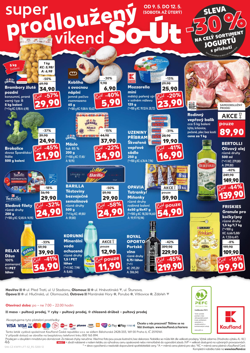 Leták Kaufland leták Olomouc, Hněvotínská - strana 46