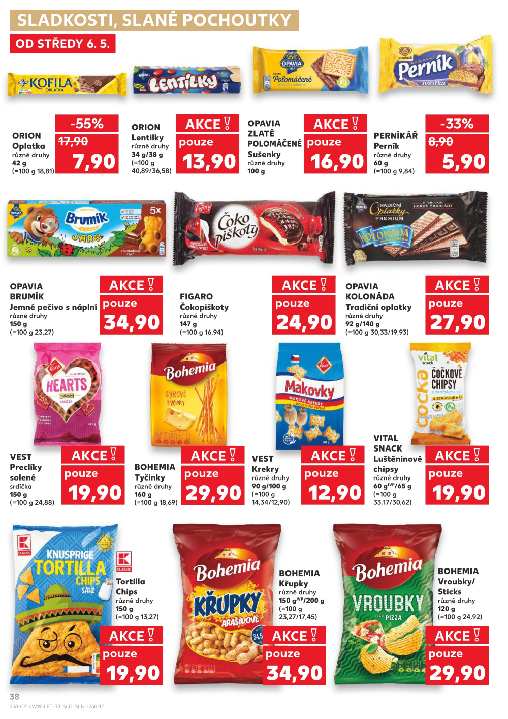Leták Kaufland leták Praha 4 - Michle - strana 38