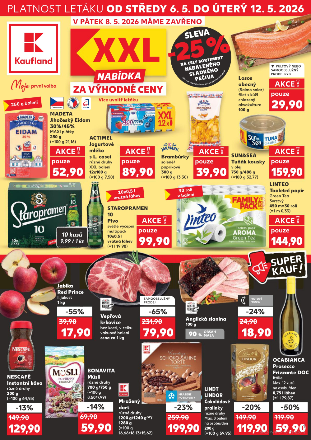 Leták Kaufland Turnov, Sobotecká - strana 1
