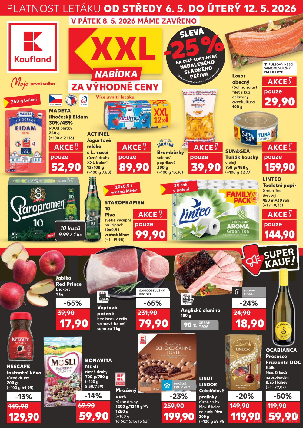 Leták Kaufland leták Praha 8 - Libeň - strana 1