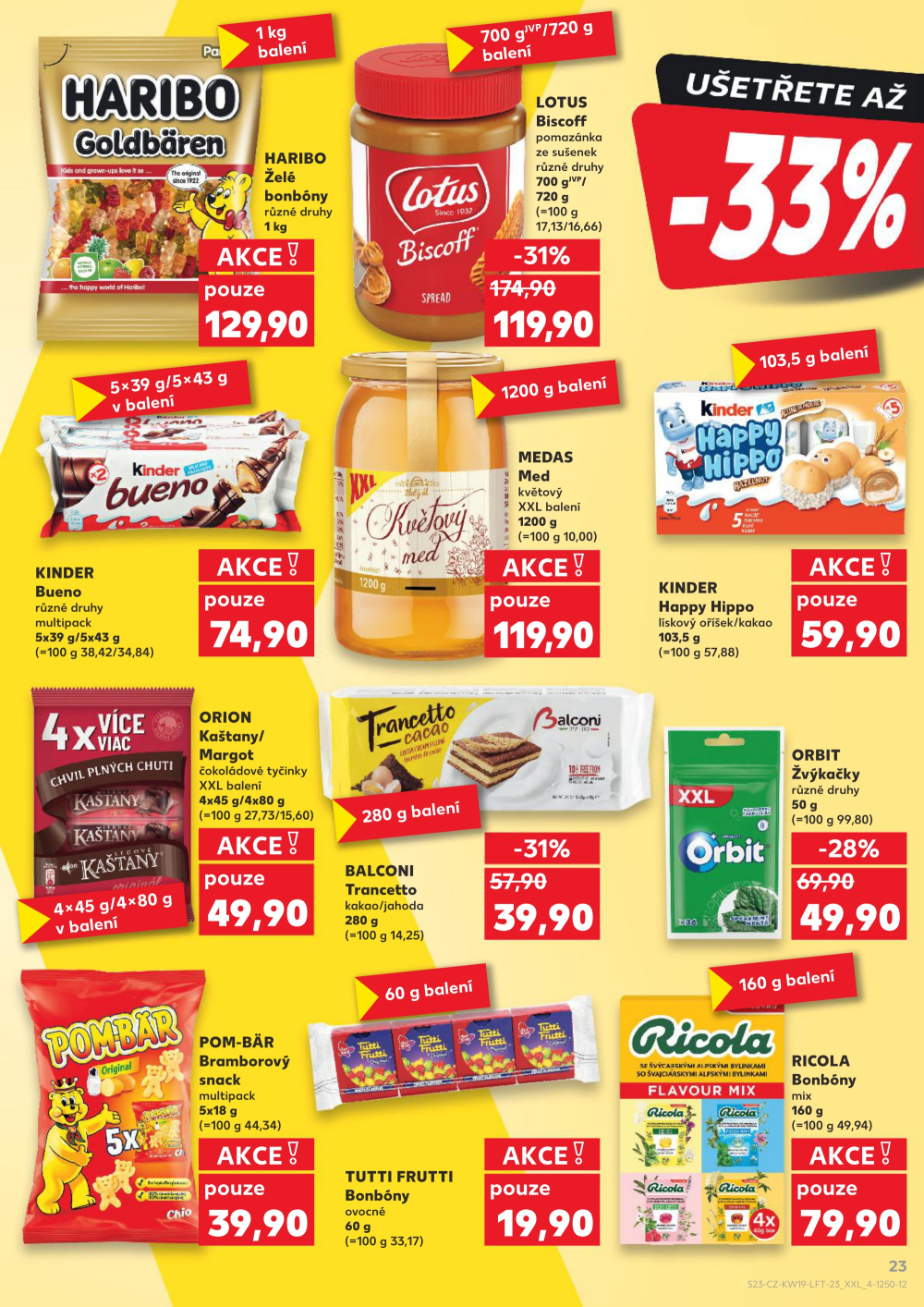 Leták Kaufland leták Praha 8 - Libeň - strana 23
