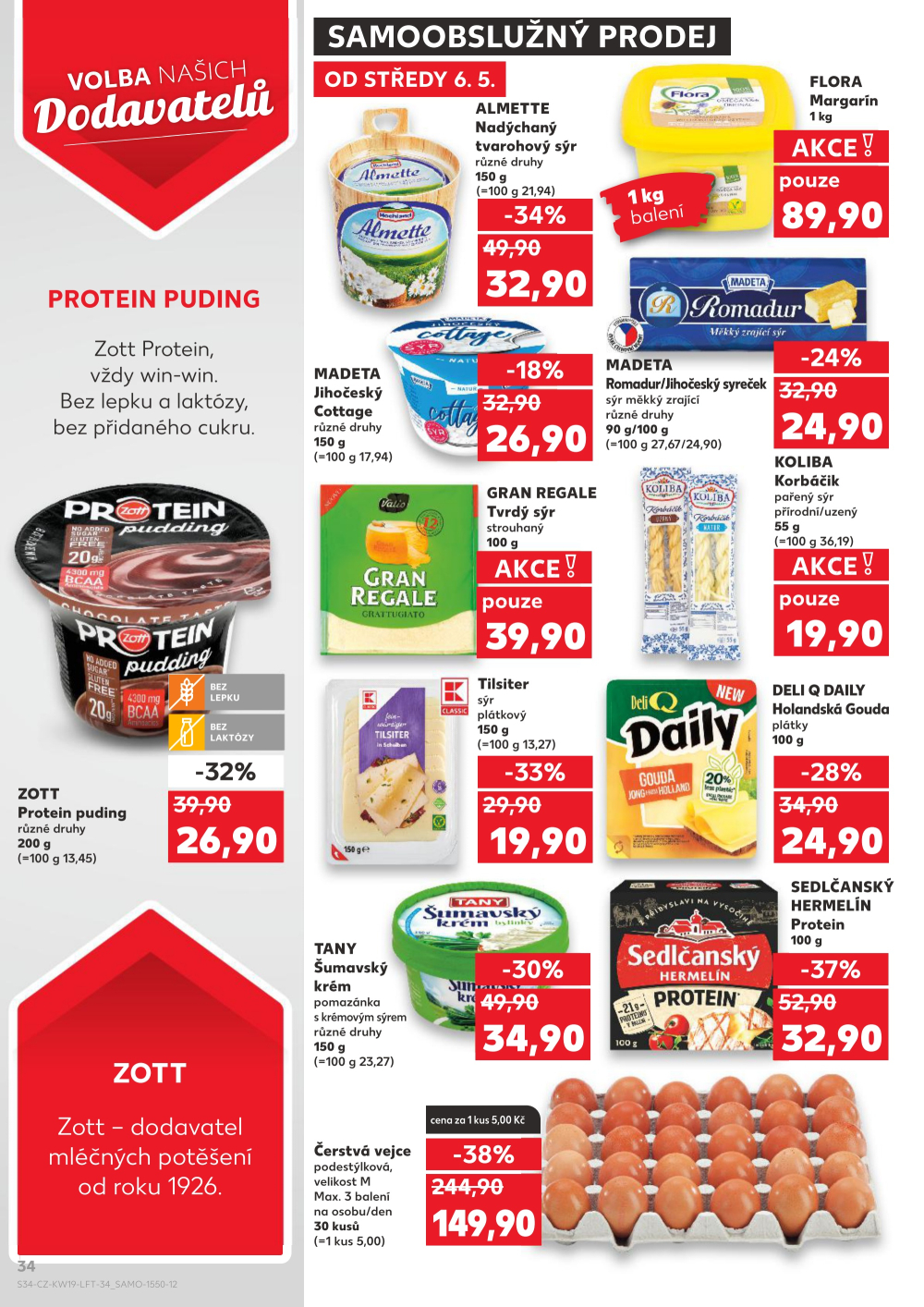 Leták Kaufland leták Praha 8 - Libeň - strana 34