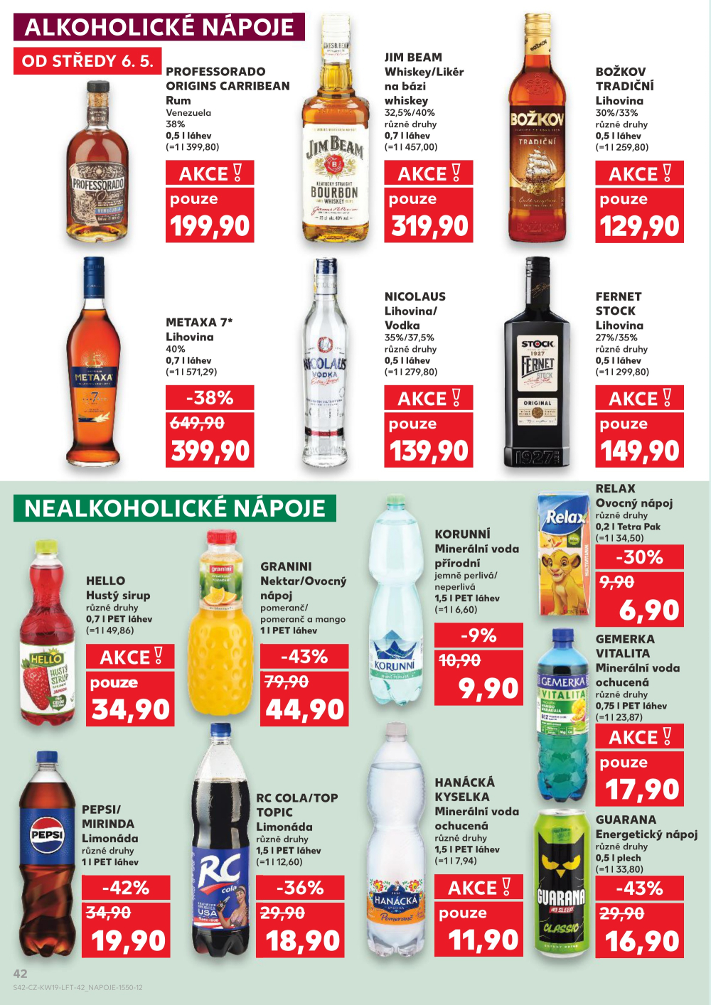 Leták Kaufland leták Praha 8 - Libeň - strana 42
